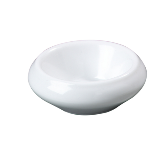 Carlisle Butter Dish 1oz Melamine White - 085502