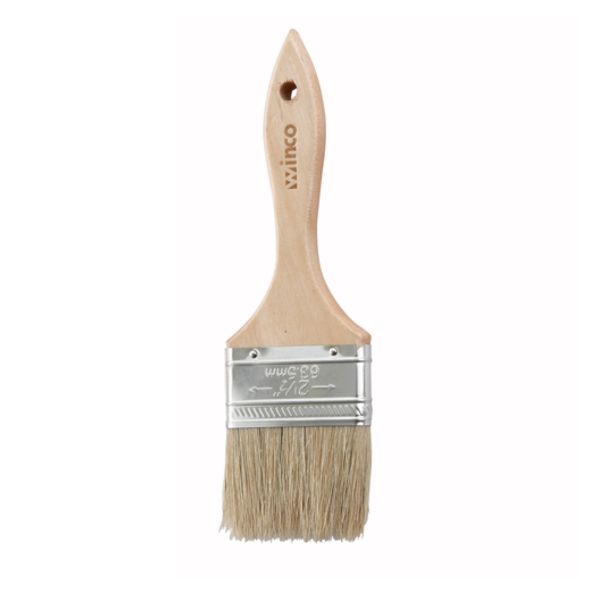 Pastry Brush, 2.5" Flat, Boar - WBR-25