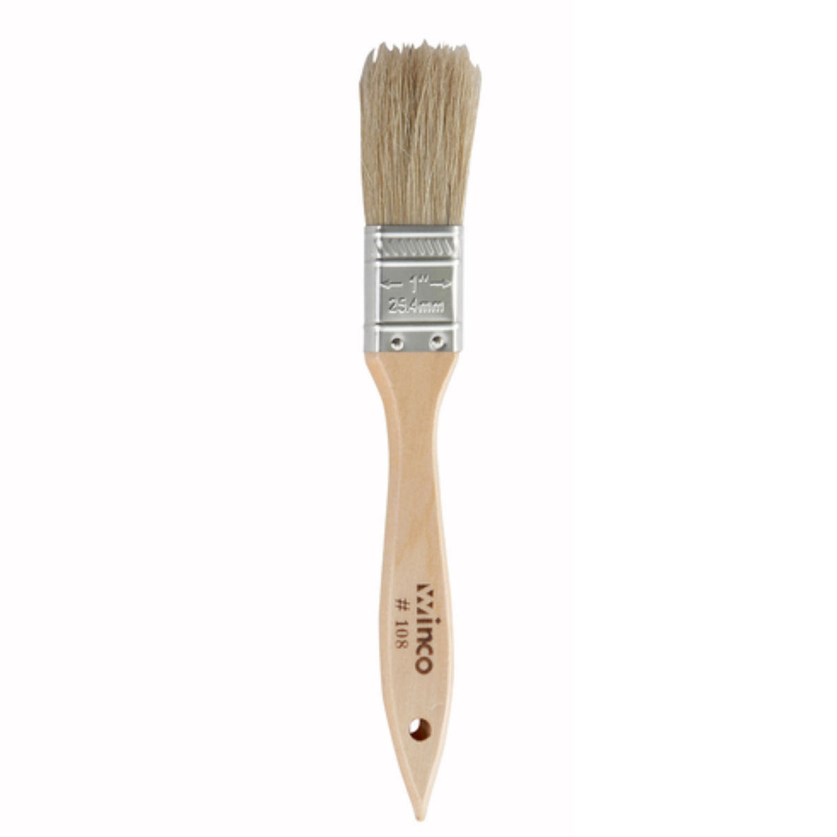 Pastry Brush 1in Wood Handle - WBR-10