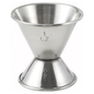 California Cooking Stainless Steel Bar Jigger 1/2 oz & 1 oz J-1