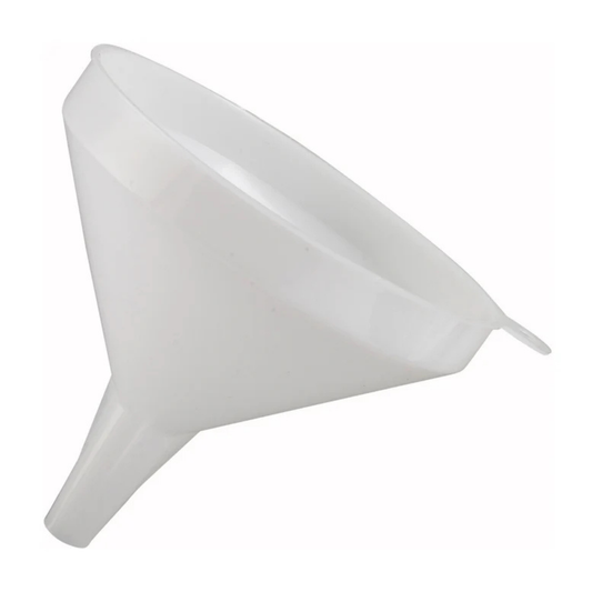 White Plastic Funnel 16 oz, 5-3/16" - PF-16