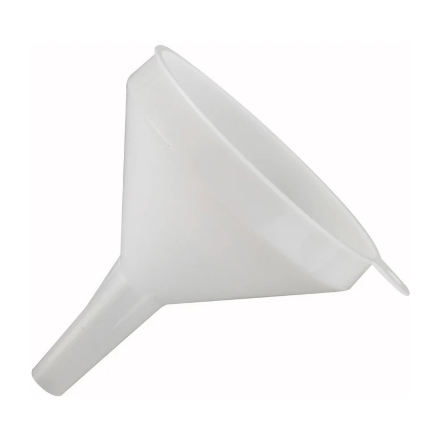 White Plastic Funnel 8 oz, 4-1/8" - PF-8