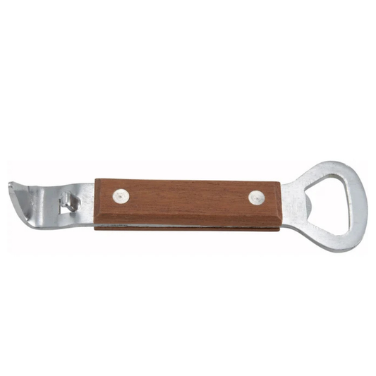 Bottle/Can Opener 6" Wood Handle - CO-303