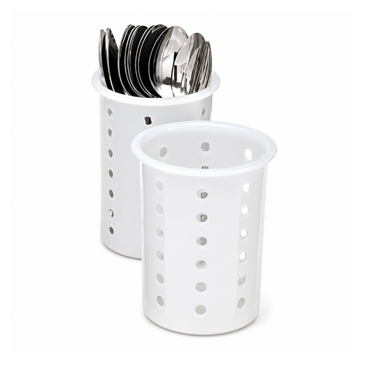 Vollrath Flatware Cylinder,Plastic - White - 52643
