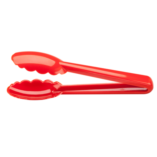 Mercer Tongs, 9 1/2" High Temp Plastic Red - M35100RD