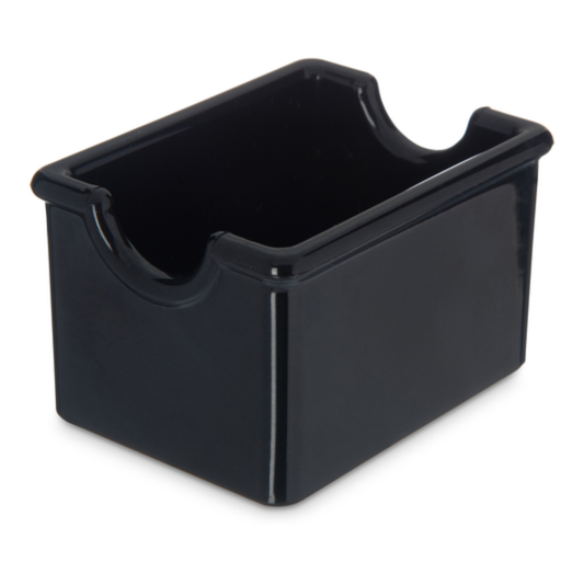 Carlisle Sugar Caddy SAN Plastic NSF Dishwasher Safe, Black 455003