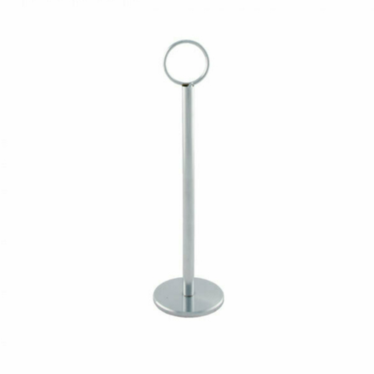 Menu/Card Stand 8" Stainless Steel Heavy Base - CHD-8