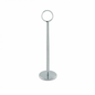 Soporte para menú/tarjetas de 8" de acero inoxidable con base gruesa