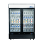 Atosa 2-Door Glass Merchandiser Freezer Bottom Mount 43.8 Cu Ft - MCF8721ES