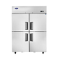 Atosa 2-Section Stainless Steel Reach-In Refrigerator Top Mount - MBF8011GR
