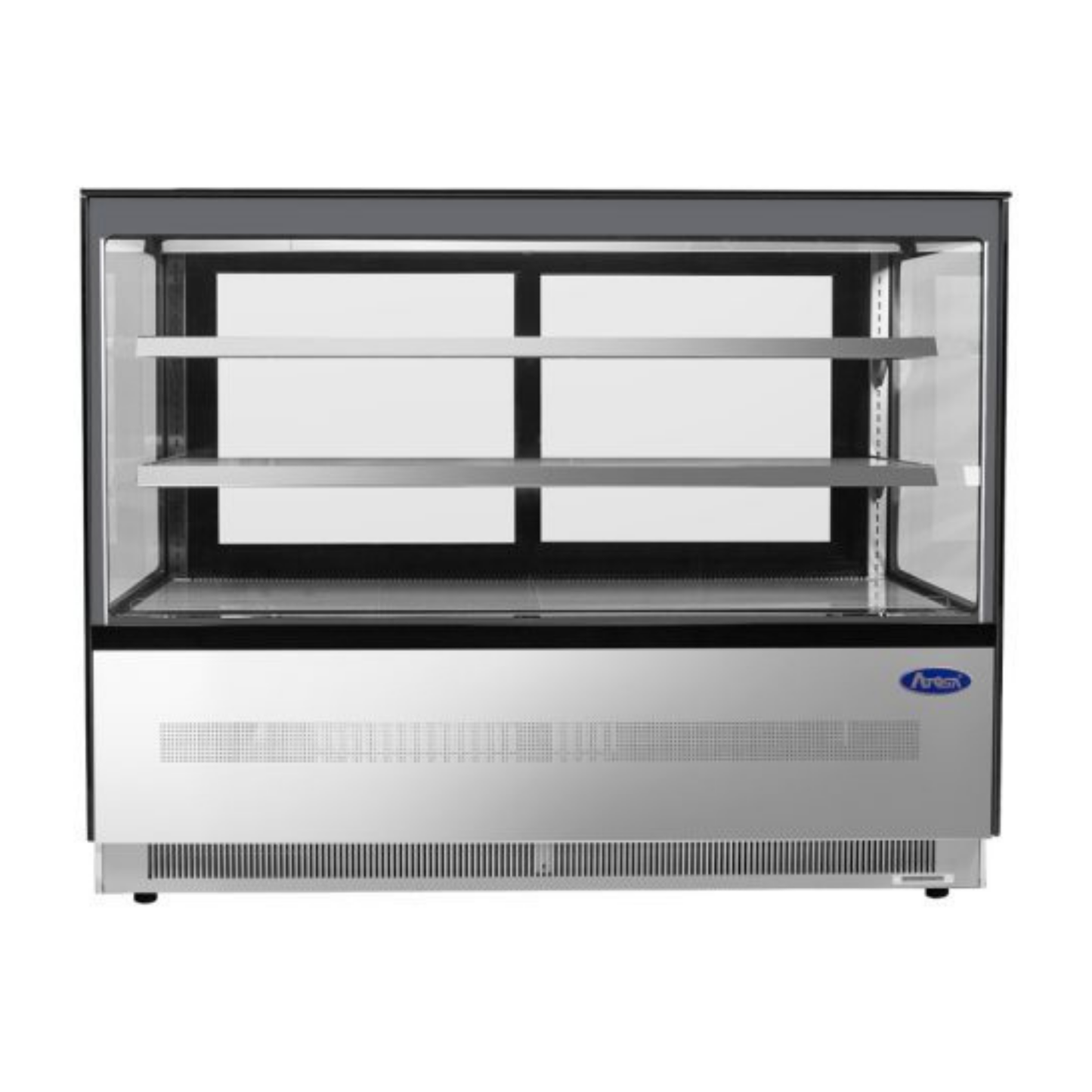 Atosa Stainless Steel Floor Model Refrigerated Square Display Case 59" - RDCS-60
