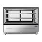 Atosa Stainless Steel Floor Model Refrigerated Square Display Case 59" - RDCS-60