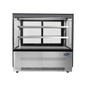 Atosa Refrigerated Square Display Case Stainless Steel 48" - 15.1 Cu Ft - RDCS-48