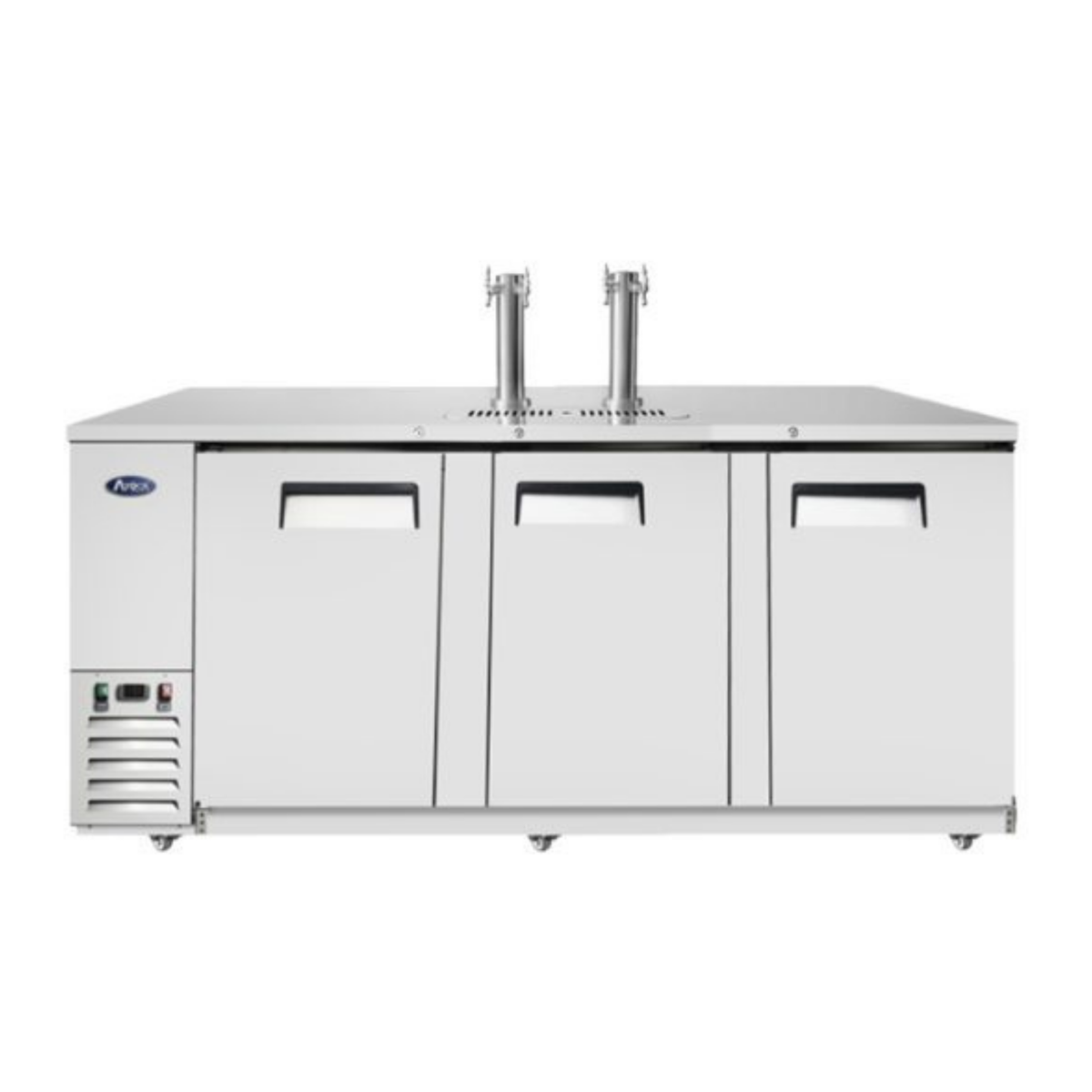Atosa Direct Draw Keg Cooler Stainless Steel 90" - 4 Keg/2 Dual Tap - MKC90GR