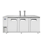 Atosa Direct Draw Keg Cooler Stainless Steel 90" - 4 Keg/2 Dual Tap - MKC90GR
