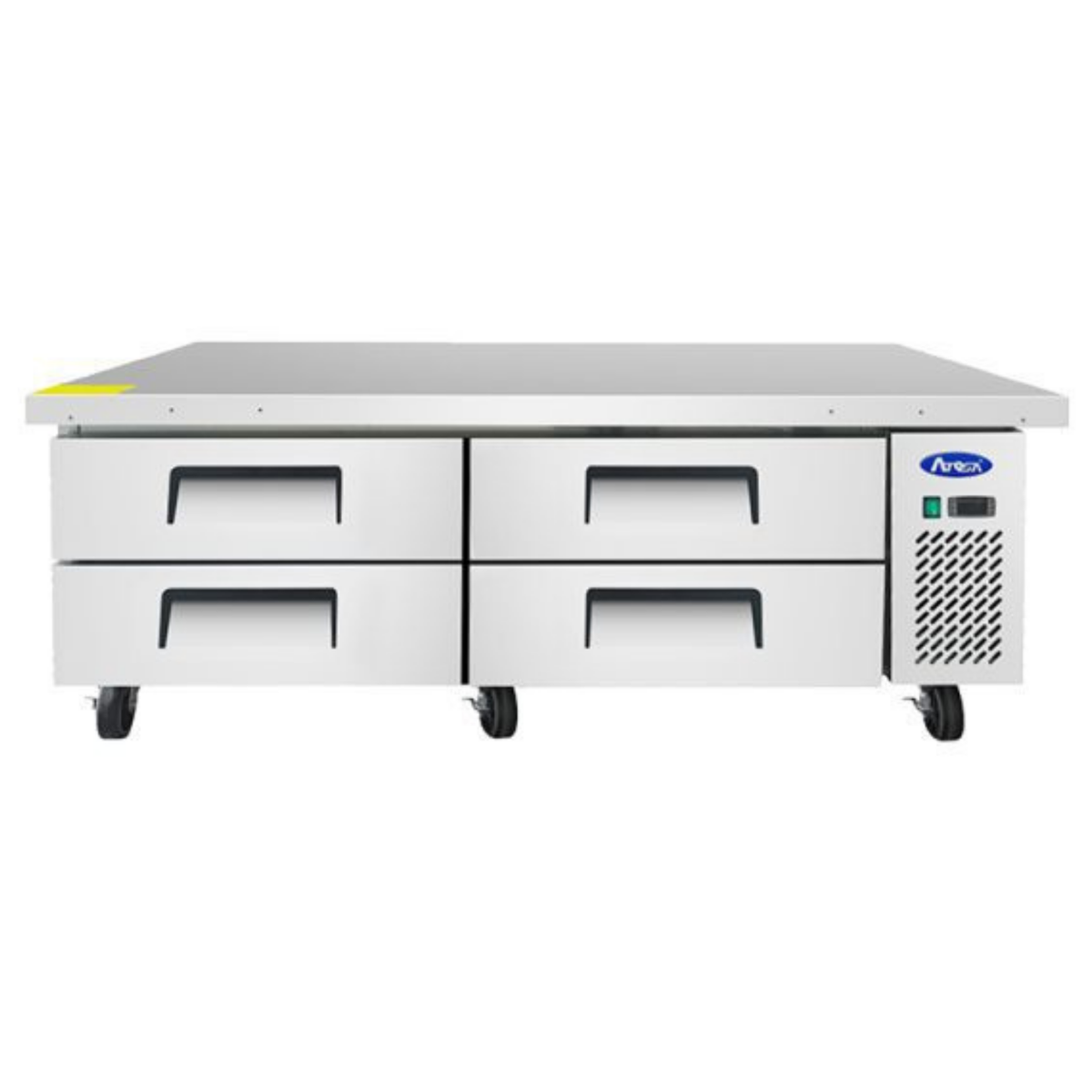 Atosa Refrigerated Chef Base Stainless Steel 4-Drawer 72.5" - MGF8453GR