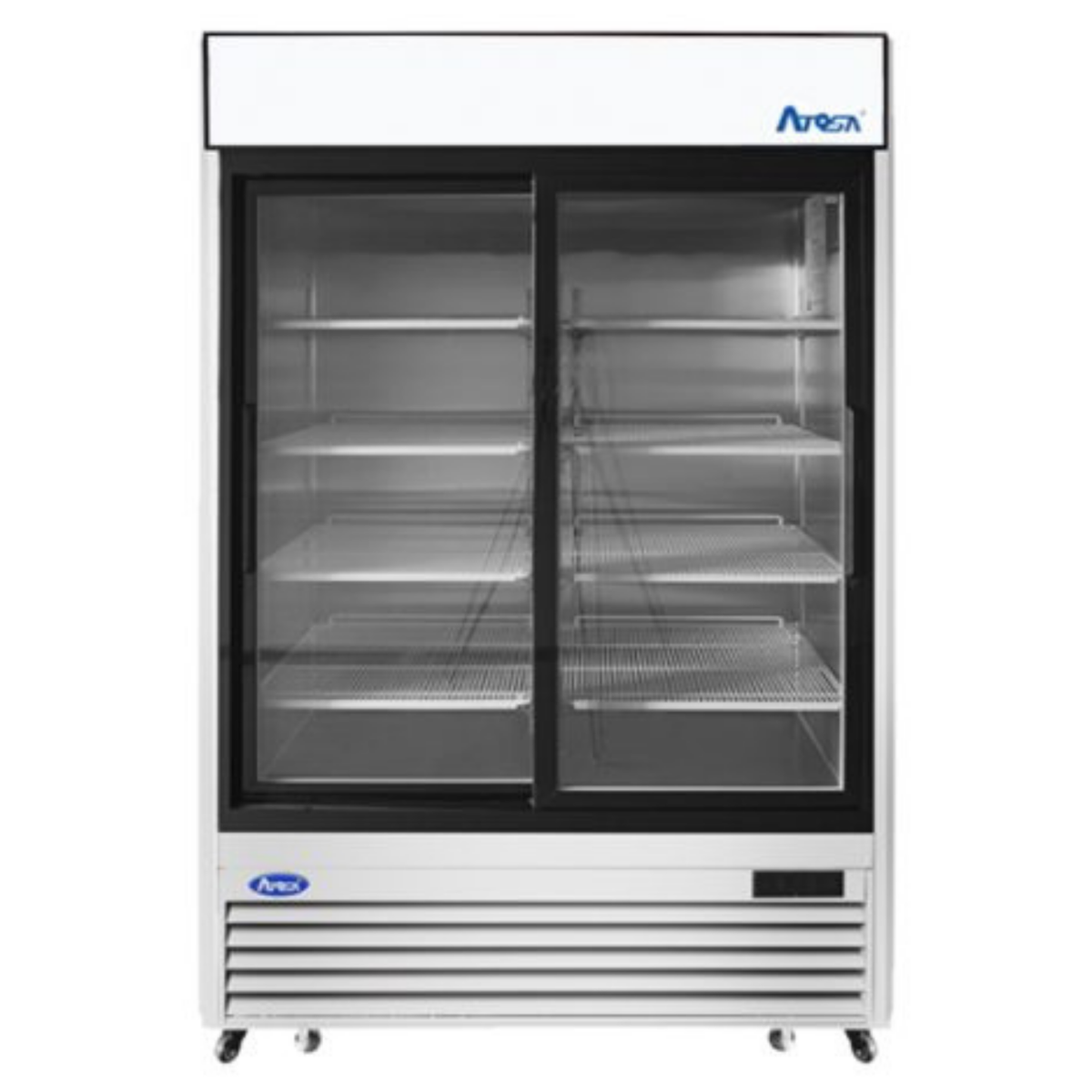 Atosa 2-Door Sliding Glass Merchandiser Refrigerator S/S 44.9 Cu.Ft - MCF8709GR