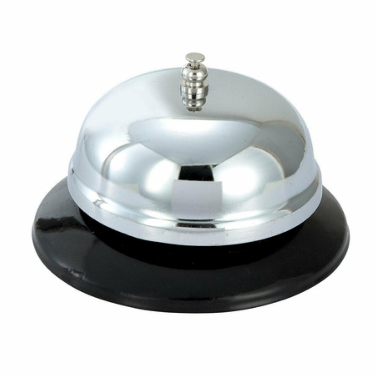 Call Bell Chrome/Black Base 3 1/2" - CB35