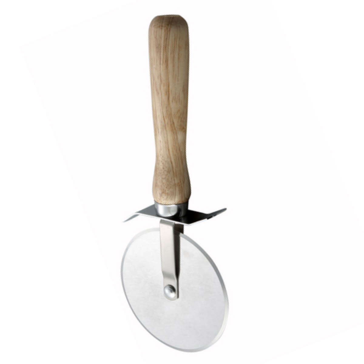 Pizza Cutter 4" Blade Wood Handle - PWC-4
