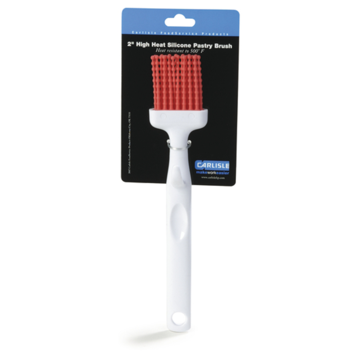 Carlisle Pastry Brush, 2" Red Silicone - 4040305