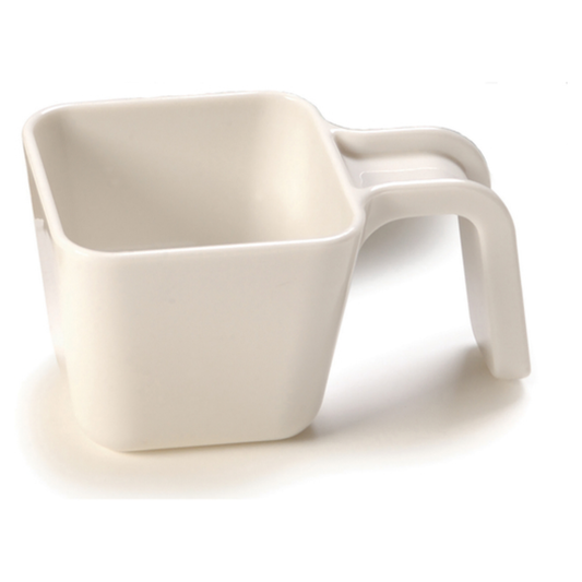 Carlisle 9 1/2 oz Portion Cup w/ Flat Sides, Polycarbonate, White - 49110-102