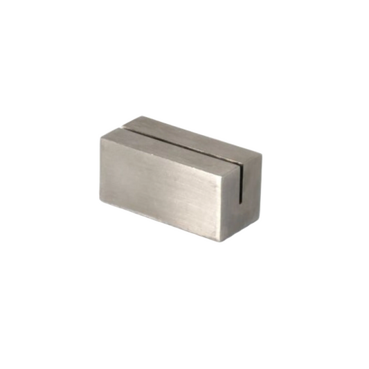 FOH Stainless Steel Menu Sign Holder 1.5x3/4x3/4 SS - BHO001BCZ23