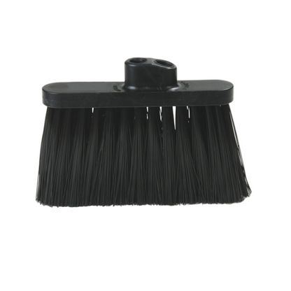 Carlisle Angled Broom Head Only Black - 3685403