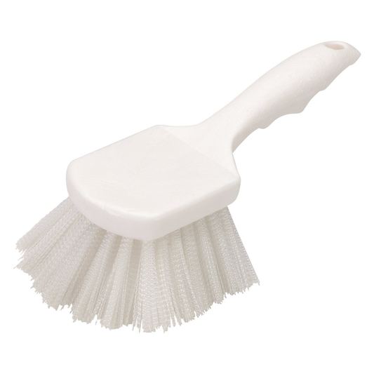 Carlisle Scrub Brush 8" x 1-3/8 White Brush - 3662000