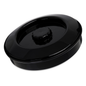 Tortillero Carlisle con tapa, 7-1/2", polipropileno negro - 0475-03