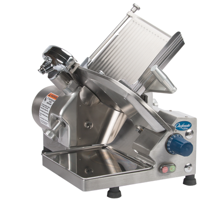 Globe Chefmate Medium Duty Manual Slicer NSF Gear-Driven 12" - GC512