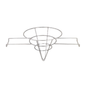 Alegacy Grease Filter Cone Rack Conical Wire 18-3/4" x 9" - 678