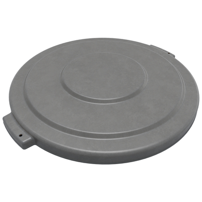 Tapa Carlisle Bronco, 32 galones, 2-1/8" de alto x 22.5" de diámetro, gris, resistente - 84103323