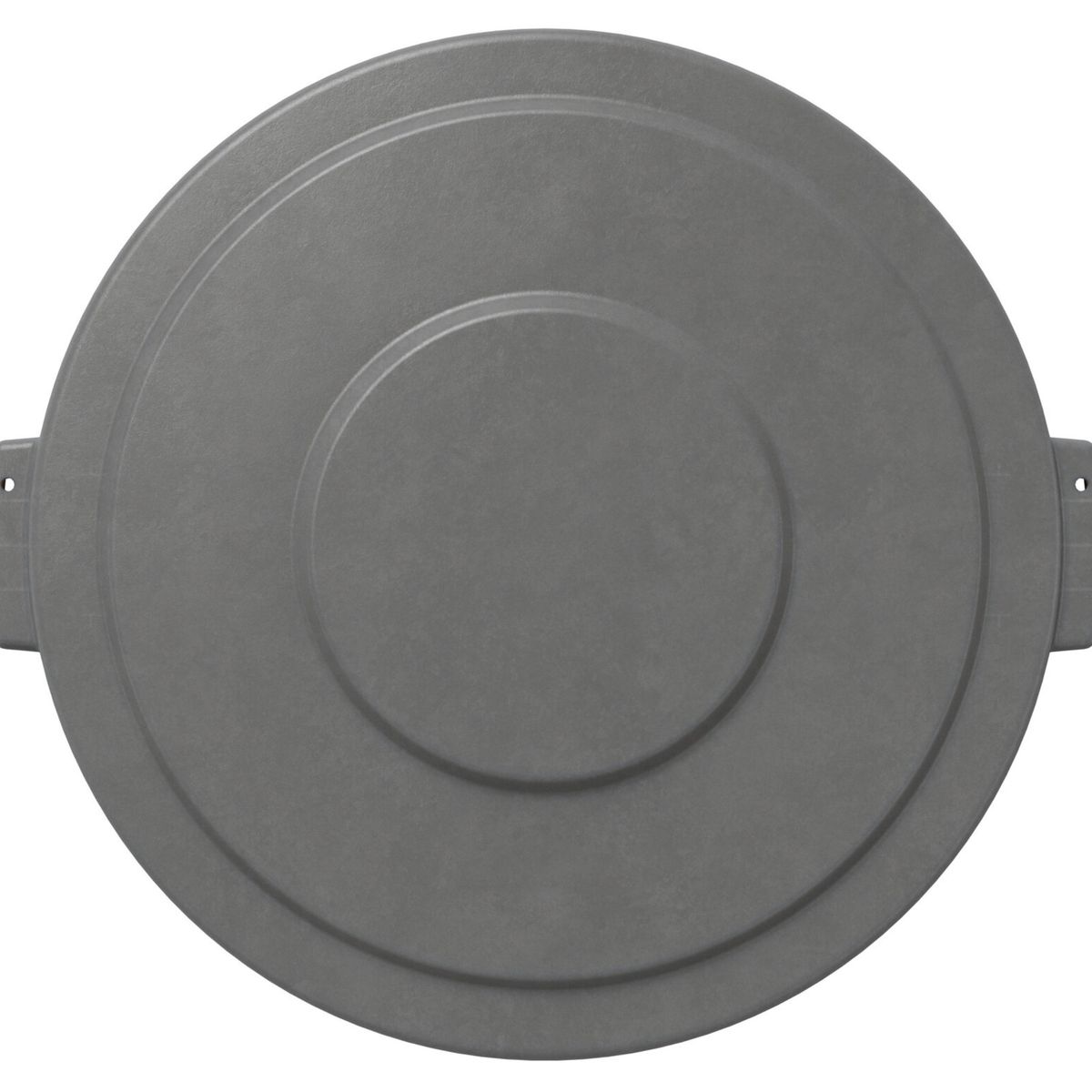Tapa Carlisle Bronco, 32 galones, 2-1/8" de alto x 22.5" de diámetro, gris, resistente - 84103323
