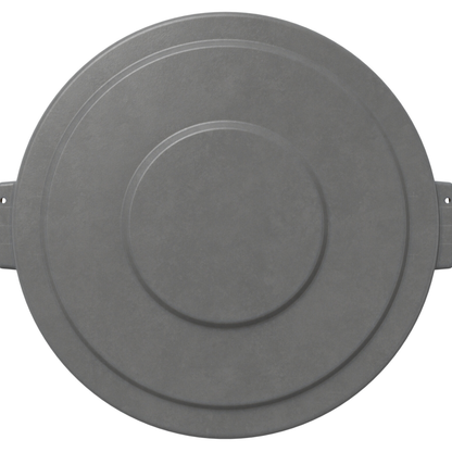 Tapa Carlisle Bronco, 32 galones, 2-1/8" de alto x 22.5" de diámetro, gris, resistente - 84103323
