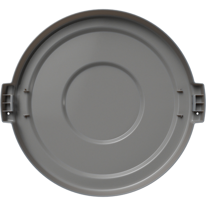 Tapa Carlisle Bronco, 32 galones, 2-1/8" de alto x 22.5" de diámetro, gris, resistente - 84103323