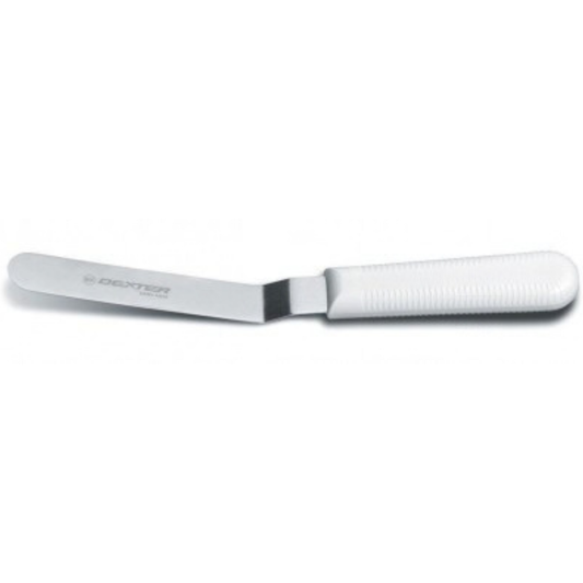 Dexter-Russell Sani Offset Spatula 5" White Handle - S284-5BPCP