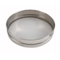 Winco Flat Sieve, 12" Stainless Steel Rim with Mesh - SIV-12
