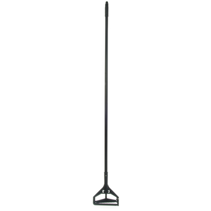 Mango de trapeador de cambio rápido Carlisle, 152 cm de largo, 2,5 cm de diámetro, cabezal de plástico, negro - 3696800