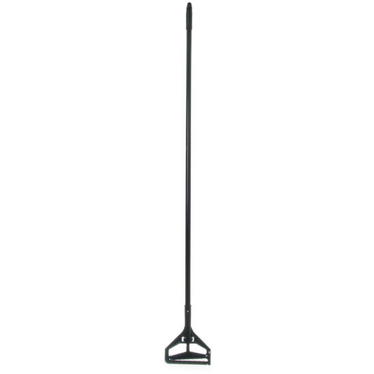 Carlisle Quick-Change Mop Handle, 60" long, 1" dia., plastic head, Black - 3696800