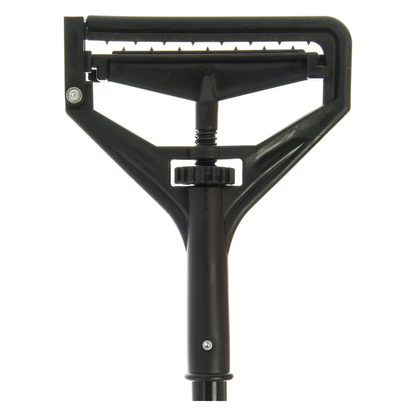 Mango de trapeador de cambio rápido Carlisle, 152 cm de largo, 2,5 cm de diámetro, cabezal de plástico, negro - 3696800