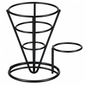 Clipper Mill Fry Cone, Black Coated Wire 5" x 7" - 4-361644