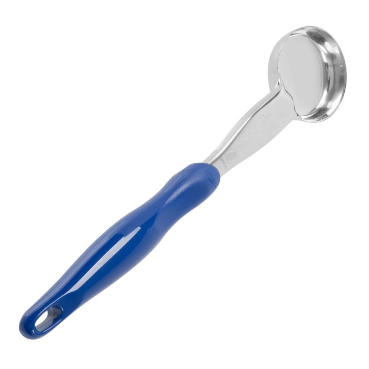 Vollrath Spoodle 2 oz 1-Piece Heavy/Duty, Solid Round Bowl, Blue Handle  - 6433230