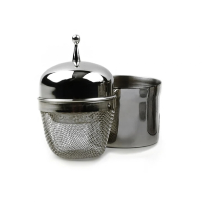 Infusor de especias de malla RSVP International, 1/2 taza, acero inoxidable - 787