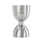 Vaso medidor de borde recto Mercer de 1 y 2 oz de acero inoxidable