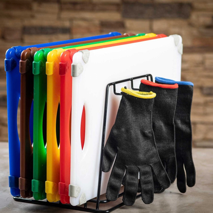 Estante para tablas de cortar de 6 ranuras KD