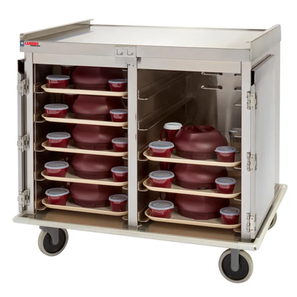 Cambro ProServe Stainless Steel Meal Delivery Cart, 20 Tray, 15" x 20" – MDS1520S20000