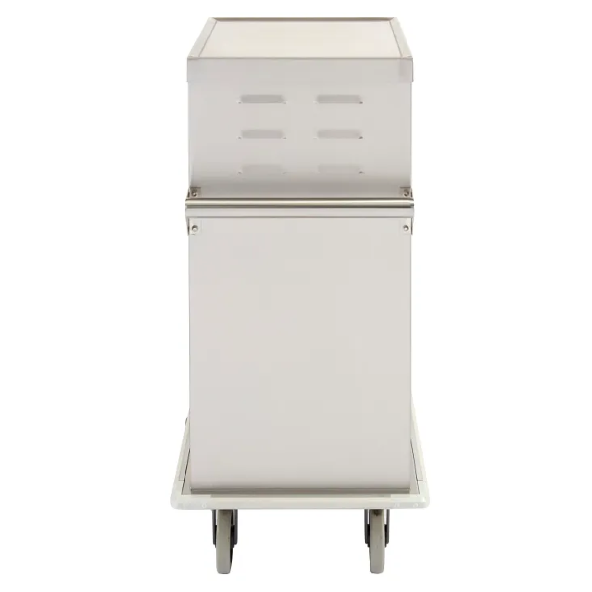 Cambro ProServe Stainless Steel Meal Delivery Cart with Top Rail, 6 Tray, 15" x 20" – MDS1520T6R000