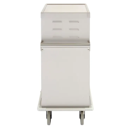 Cambro ProServe Stainless Steel Meal Delivery Cart with Top Rail, 6 Tray, 15" x 20" – MDS1520T6R000