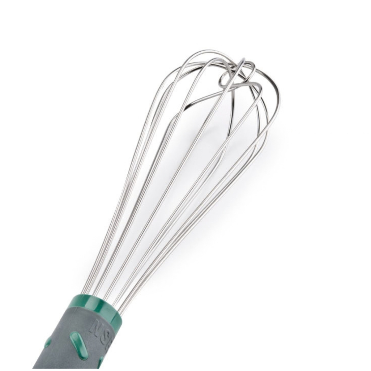 Vollrath French Whip, 12″ Stainless Steel with Aqua Nylon Handle - 47091