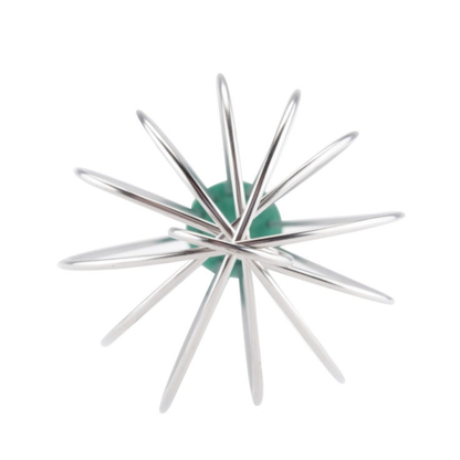 Vollrath French Whip, 12″ Stainless Steel with Aqua Nylon Handle - 47091